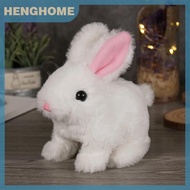 HENGHOME Realistic Bunny Toy Electronic Toy Bunny Simulated Rabbit Doll Jumping Twitching And Shakin