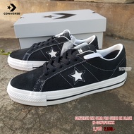 รองเท้าคอนเวิร์ส รองเท้าผ้าใบ CONVERSE ONE STAR PRO SUEDE OX BLACK 17-1327CF1BKXX พร้อมส่ง