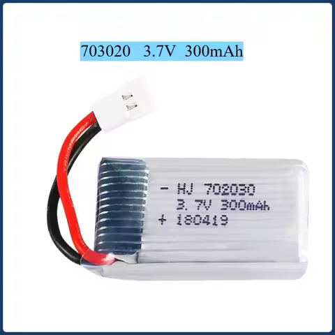 High Capacity RC Drone Battery UAV Battery Charger 702030 3.7V 300mAh Lipo Battery for Udi U816 U830