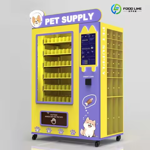 Europe&USA Automatic Convenience Store Vending Machine Snacks Drinks Combo Vending Machine with Cool