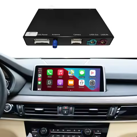 Wireless CarPlay for BMW NBT EVO X5 F15 F85 X6 F16 F86 2014-2020 X1 F48 2016-2020, with Android Auto