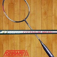 RAKET BADMINTON - RAKET ASHAWAY TI 100 TITANIUM MESH FREE GRIP