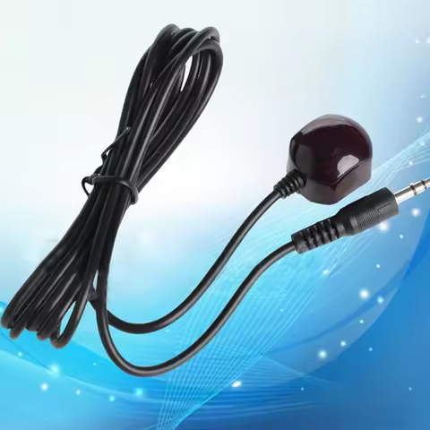 Pracitcal 38KHz Extender 3.5mm IR Infrared Receiver IR Blaster Cable Remote Control Receiver