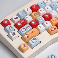 Hello Kitty Keycaps MOA Profile 130 Keys PBT Dye Sublimation Aula F75 F99 RK100 Mechanical Keycaps C