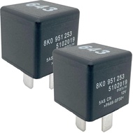 643 Relay (2-Pack) 12V 30A 4-Pin SPST Automotive Relay - Penggantian yang Telah Diuji dengan Ketepat