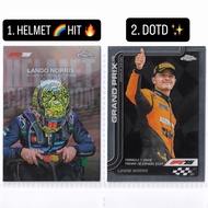 F1 Topps Chrome HELMET (F1-75) - Lord Norris (Mclaren F1)