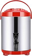 Milk Tea Bucket Insulated Barrel, Boiler Warmer Coffee Urn, Stainless Steel Hot Water Kettle Dispens