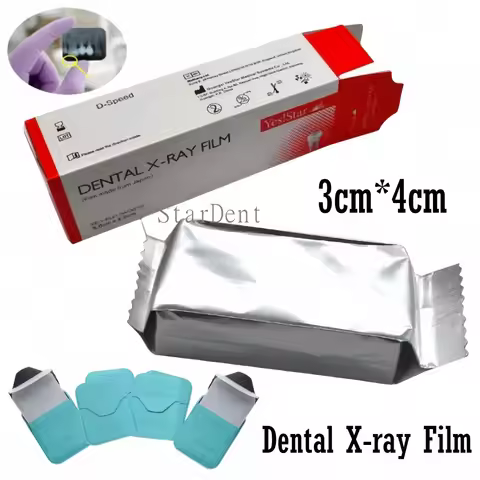 100Pcs Dental X-ray Film Digital Cameras Intraoral Imaging System HD Oral Cavity Medical Image Films