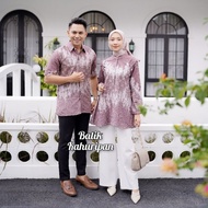 Blouse Batik Baju Batik Wanita Lengan Panjang Batik Couple Modern