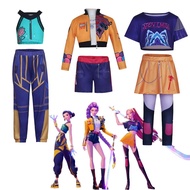 demon slayer cosplay baju  kpop demon hunter cosplay kids costume  K-POP Demon Slayer Mirajane Rumi 