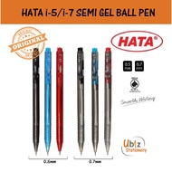 Hata i-5/i-7 Semi Gel Ball Pen 0.5mm/0.7mm