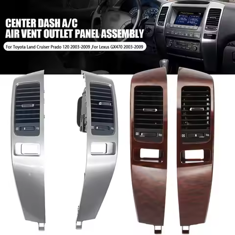 Center Dash A/C Outlet Vent Grille Panel Replace for 2003-2009 Toyota Land Cruiser Prado J120 Lexus 