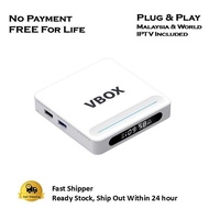 VBOX TV Box Android 14.0 Bluetooth 5Gwifi Voice Control