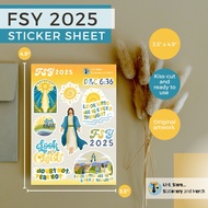 Look Unto Christ FSY 2025 LDS inspired Journal Sticker Sheet