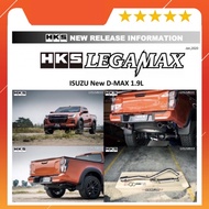 (100% ORIGINAL)ISUZU DMAX HKS LEGAMAX MUFFLER CARBON 1.9 3.0 BLUE POWER NEW DMAX 2021 2020 2022