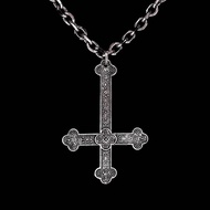 Inverted Cross Necklace, Satan Jewelry, Mystery Jewelry, Victoria Era