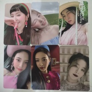 Official Photocard PC Red Velvet Irene Joy Seulgi Wendy Yeri