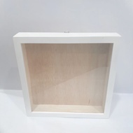 WOODEN FRAME - 3D PHOTO FRAME SIZE 25X25 - VARNISH