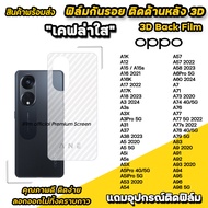 🔥 ฟิล์มหลัง เคฟล่า For OPPO A15 A16 A17 A18 A3 X A3Pro A38 A5 Pro A54 A57 A58 A6 Pro A60 A73 A74 A76