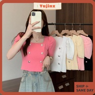 YUJINX Strap Vest, Breathable Outerwear Vest, Knitted Outerwear Short top Lady