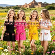 Halloween Children's Costume Pastoral Style Farm Style Grassland Mexico Traditional Ethnic Costume S