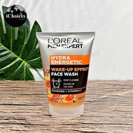 Men Expert Hydra Energetic Wake Up Effect Face Wash 100ml โฟมล้างหน้า สำหรับผู้ชาย ผสมสารสกัดกัวรานา
