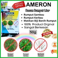Ameron Ametryn Racun Rumput Sambau Paling Berkesan Power Racun Rumput Sembau 50g Racun Mati Biji Ben