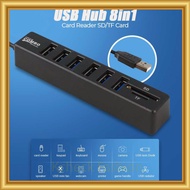 2 in 1 USB Hub 6 Port Combo Card Reader SD/TF Card -IT213