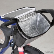 [Bilibili1] Bike Handlebar Bag Multifunctional Reflective Stripe Bike Basket Front Bag