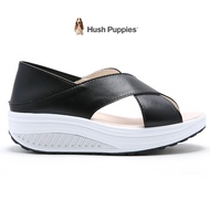 Hush Puppies Women's Shoes รองเท้าแตะผู้หญิงส้นเตารีดแบบลำลอง HP KWSFB33160A-BLACK Women Sandals Slides รองเท้าแตะผู้หญิงพื้นหนา