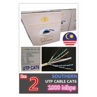 Internet southern UTP Cat6 Cable - 1000 Mbps high Speed - Full Copper For All Meter order