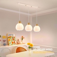 Nordic Creative Pumpkin Chandelier Ceiling Light Dining Pendant Light Kitchen Bar Counter Hanging Li