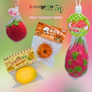 [SG] Fruits Squish Toy [Evergreen Stationary]
