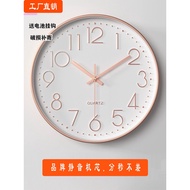 Fesyen Pejabat Jam Sekolah Cahaya Mewah Jam Rumah Bulat Mudah Jam Dinding Ruang Tamu Jam Dinding Sen