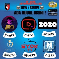 KING TV JOMTV SYOK TV MSTV OTT TV ZOZOTV MS PLAYER TV PETI TV PREMIUM