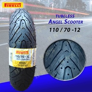 PIRELLI Angel Scooter RIM12 Tubeless Tires ( 110/70-12  , 120/70-12, 130/70-12  ) for Vespa FREE TIRE SEALANT and PITO