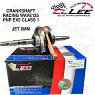 (Wave125 PNP EX5) Crankshaft EX5 Class1 JET +2mm/4mm/6mm(8mm/12mm)(SPEC TIPU/SOROK) LEO RACING CRANK