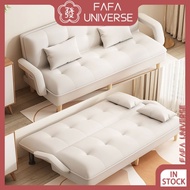 Nordic Simple Foldable Sofa Bed Latex Cushion Straight Sofa Bed Noon Break Bed Small Apartment Sofa Bed