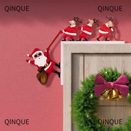 QINJUE Door Frame Decoration, Santa Claus Paper Paper Door Corner,  Easy To Install Decorative Uses 