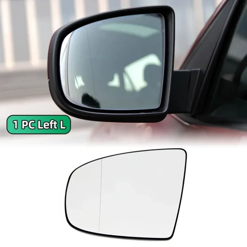 For BMW X5 E70 2007-2013 X6 E71 E72 2008-2014 Rear View Mirror Side Mirror Glass Heated + Adjustment