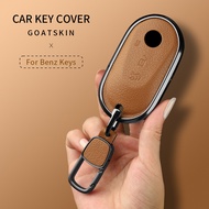 Mercedes Metal leather car key cover case For Benz GLC GLS W205 W207 W210 W212 C200 e250 w177 W211 C