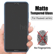 Huawei Nova 3 3i 5T 7 7i 7 SE P40 P30 P20 Lite Y9S Y9 Prime Y7 Pro 2019 Y7P Y6P Y5P Y6S Honor 8X Mate 20 Matte Frosted Tempered Glass Screen Protector Film