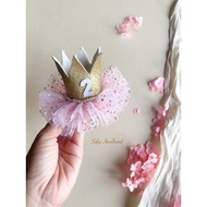 Sofia Headband - Crown Birthday Headband Custom Birthday Crown Headband