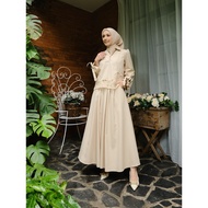 Cotton In Lace - Paloma Top | Women's Semi-Formal cotton with Lace Top And Skirt | Top Top | Skirt S