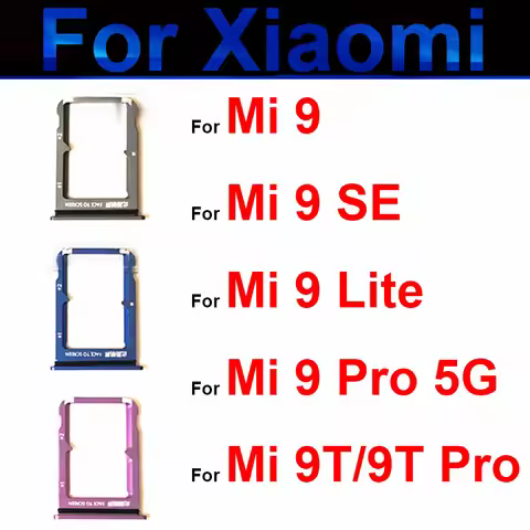 Sim Card Tray For Xiaomi Mi 9 9T Pro 9SE 9Lite 5G Micro SD Reader Sim Card Scoket Slot Holder Adapte