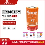 Suitable for Sunmoon Sunmoon ER34615M Water Meter Gas Meter Alarm IoT No. 1 3.6V Series Parallel Bat