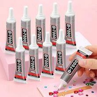 3ml/15ml/50ml/110ml B7000 Clear Rhinestone Adhesive For Jewelry Making, Gem Inlay, Plastic, Wood, Fa