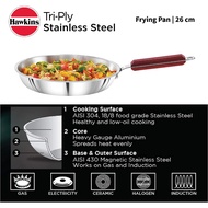 HAWKINS 26CM TRI-PLY STAINLESS STEEL FRY PAN  (SSF26)