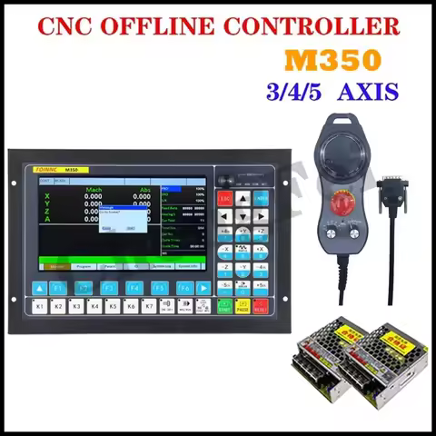 HOT M350 V2 3axis 4axis 5axis CNC Offline Controller Supports Closed-Loop Stepping/ATC Control Syste