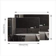 Rectangle backlight intelligent mirror touch screen bathroom led with light anti fog bathroom wall m